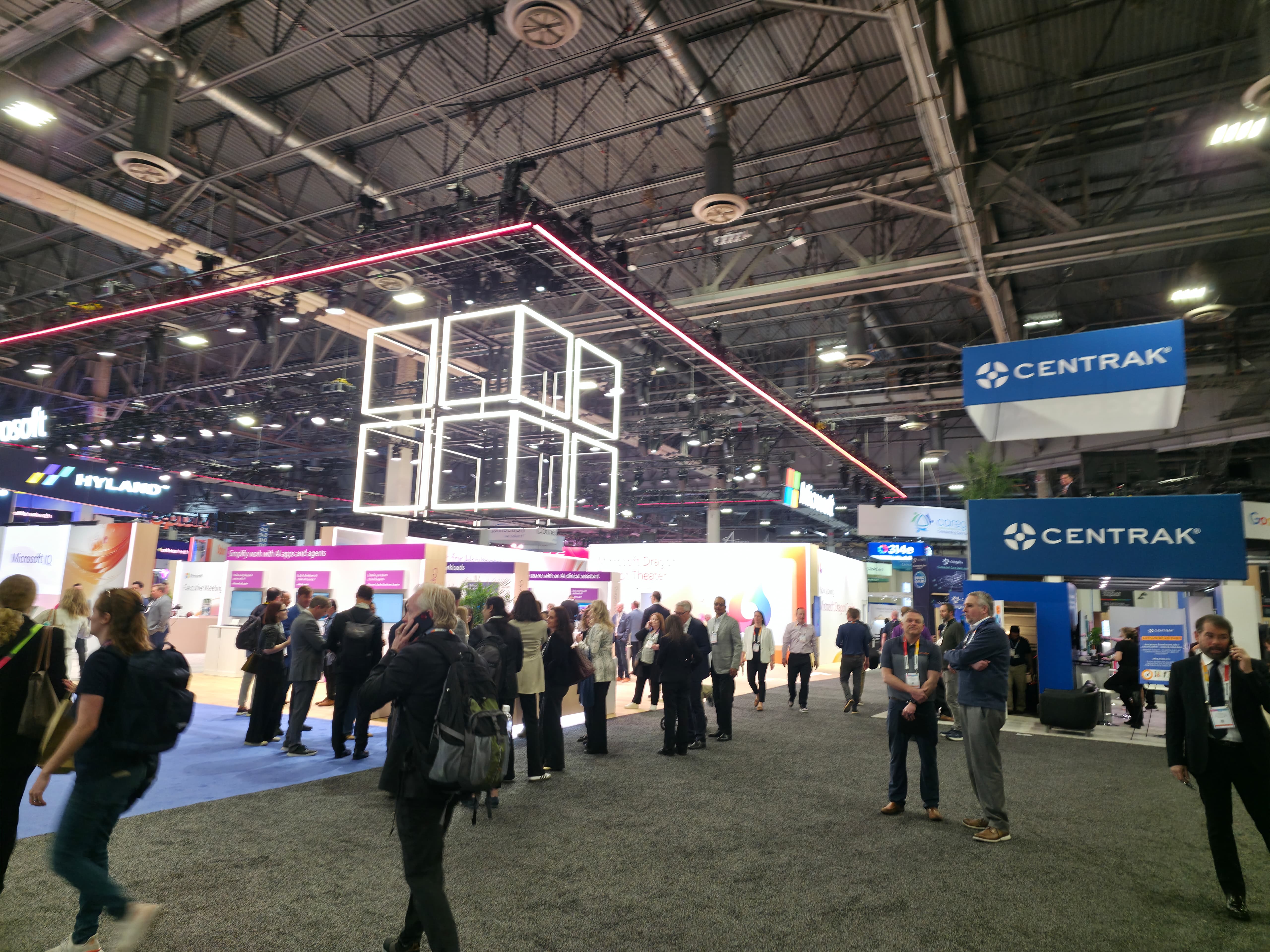 HIMSS 2026 expo floor at Caesars Forum
